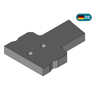 Schneidplatteneinsatz in 2 Varianten