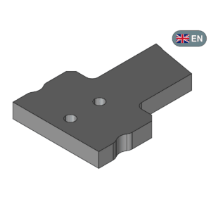 cutting insert in 2 variants
