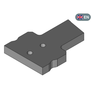 cutting insert in 2 variants