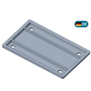 Deckel mit Bohrungen