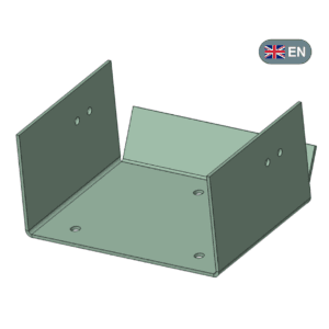 Folded sheet metal part